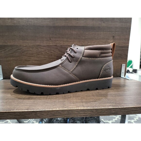 Weatherproof Vintage Mens Faux-Leather Chukka Boot Brown 12M New